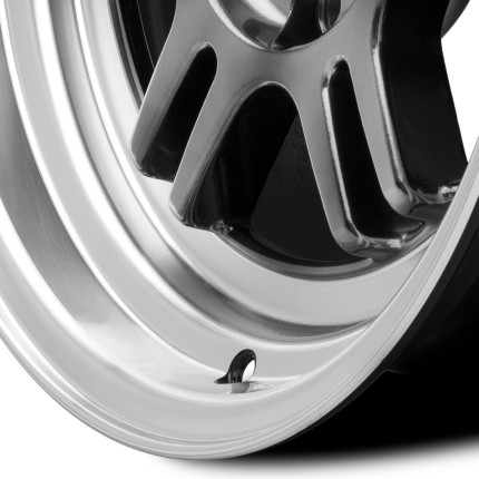 Jogo de rodas Zeus RPF1 15x8 (Diamantado com Dark Gloss)