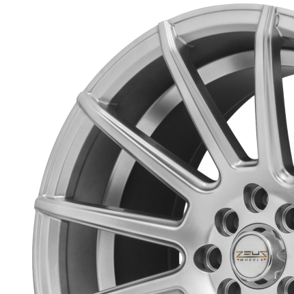 Jogo de rodas Zeus 5488 17x8,5 (Hyper prata)