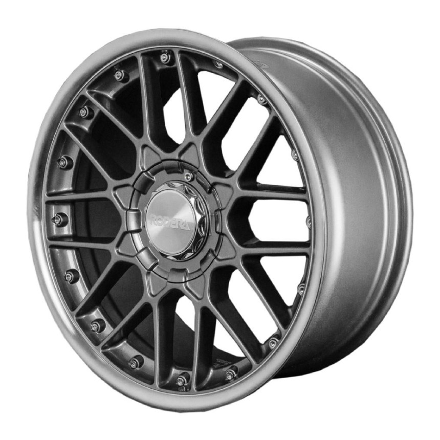 Jogo de rodas Rodera RS2 Flat 17x8,5 (Grafite)