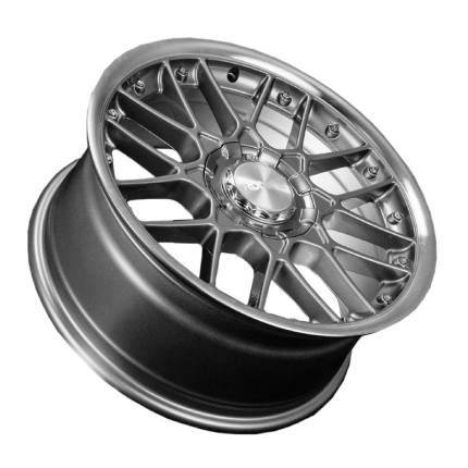 Jogo de rodas Rodera RS2 Flat 17x8,5 (Grafite)