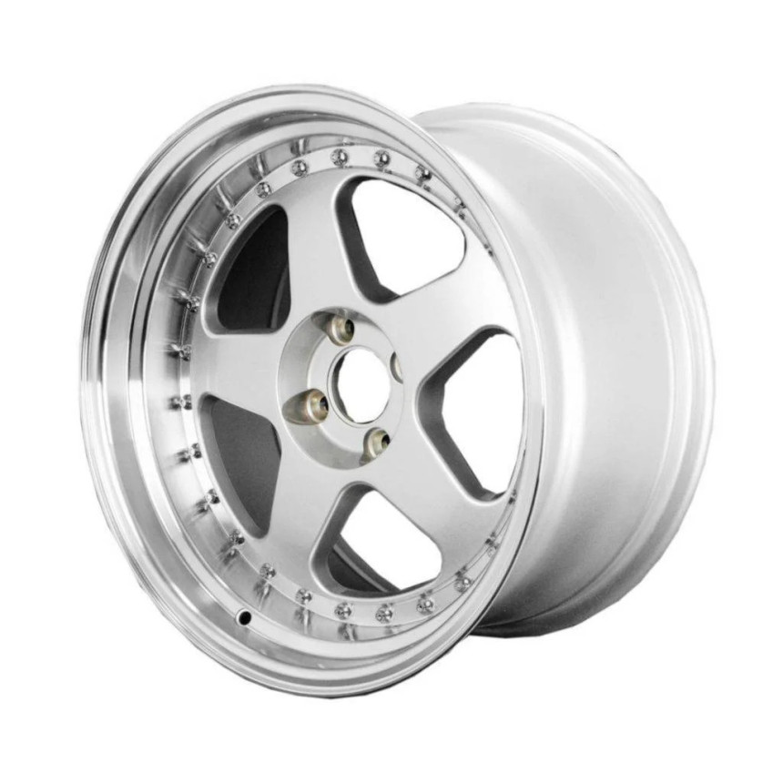 Jogo de rodas Rodera ROC 17x8 (Prata)