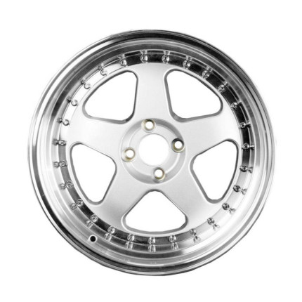 Jogo de rodas Rodera ROC 17x8 (Prata)