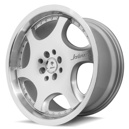 Jogo de rodas RAW 9344 17x8,5 (Diamantado com fundo prata)