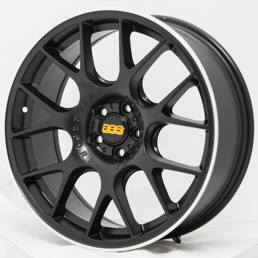 Jogo de rodas GT-7 BBS CH 18x7 (preta)