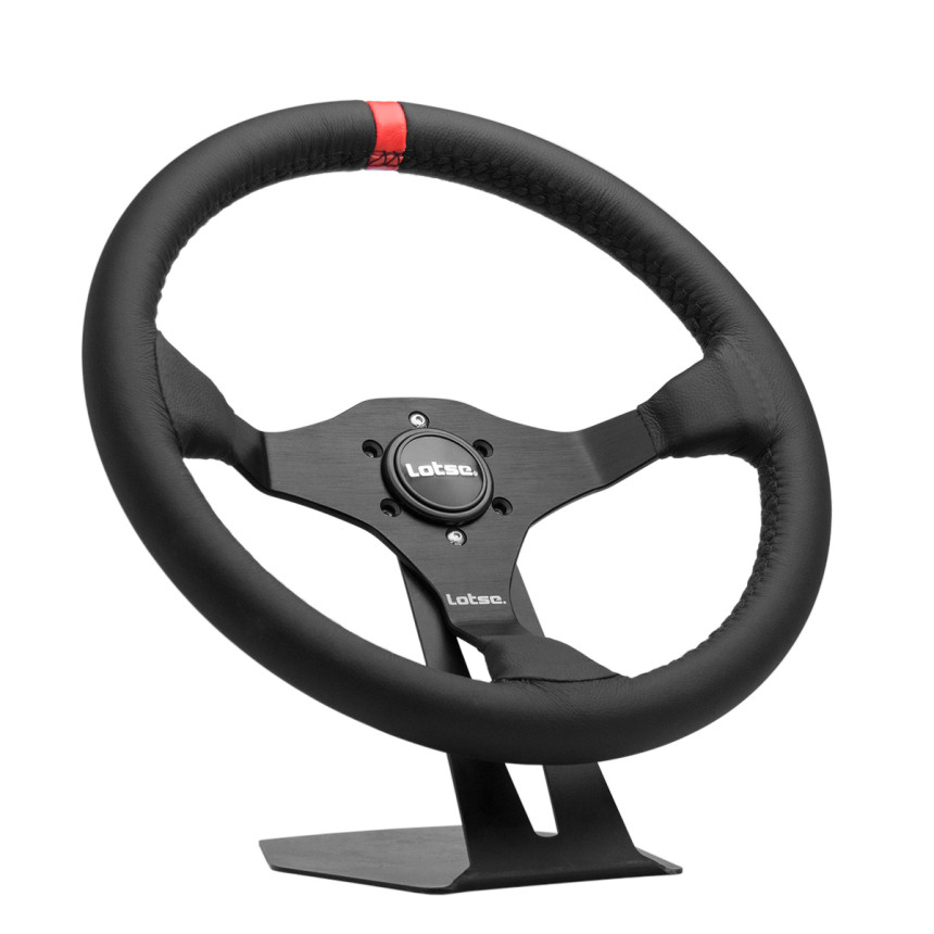 Volante Lotse Ring revestido em couro (tarja vermelha)