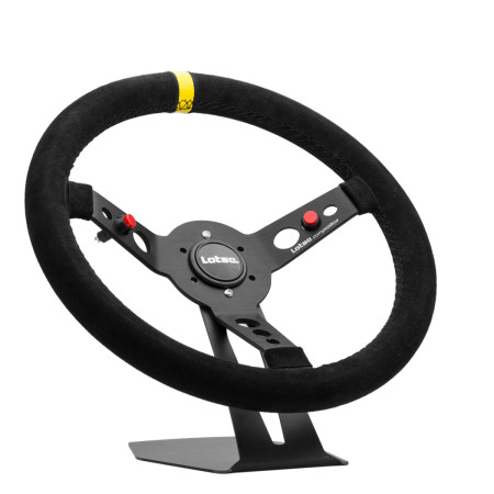 Volante Lotse Maxx Competition revestido em camurça