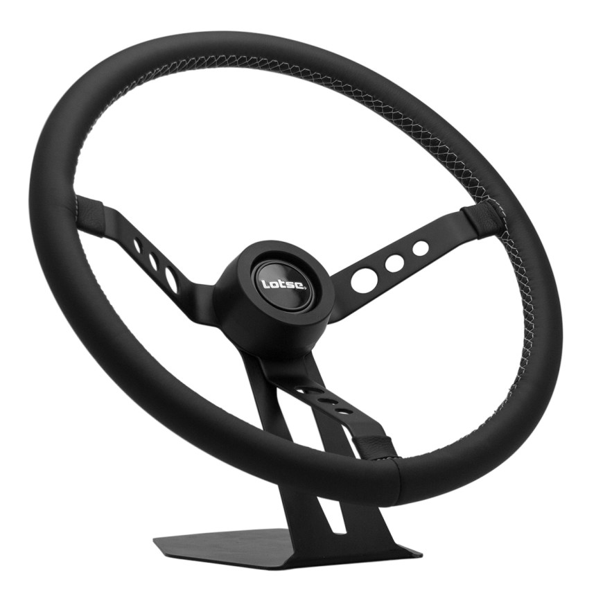 Volante Lotse Big Block S ALL BLACK em couro