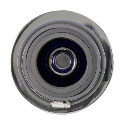 Filtro de ar esportivo K&N cônico duplo fluxo (azul)