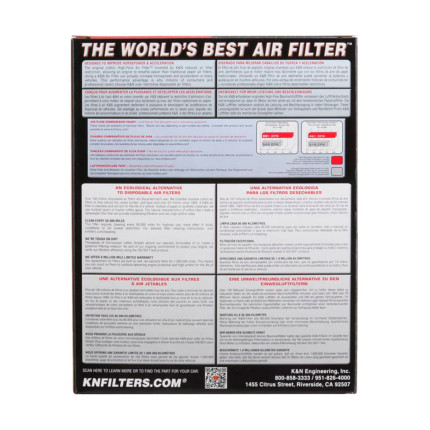 Filtro de ar esportivo K&N inbox Honda Civic SI 1.5 Turbo 2018+