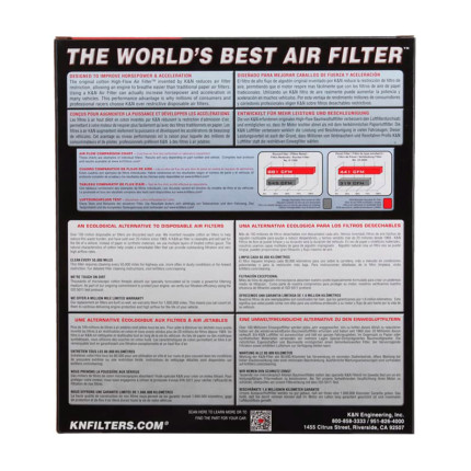 Filtro de ar esportivo K&N inbox Mini Cooper S 2.0T 2014+