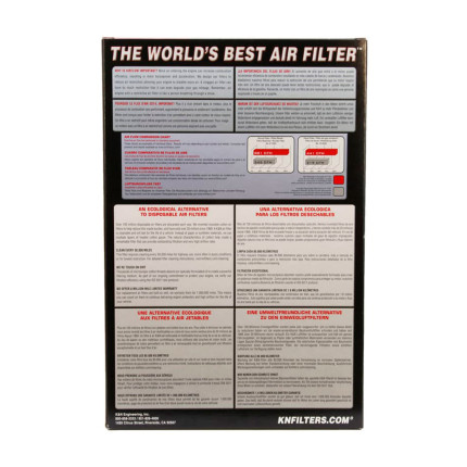 Filtro de ar esportivo K&N inbox Renault Sandero RS 2.0