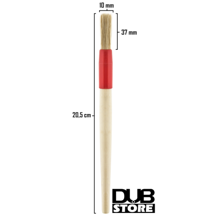 Pincel de madeira para limpeza e detalhamento automotivo Roma (Nº02)