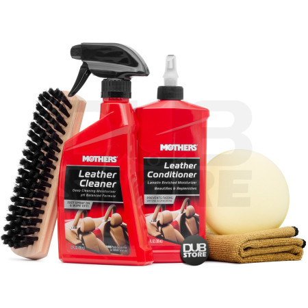 Kit de limpeza e hidratação de couro Mothers