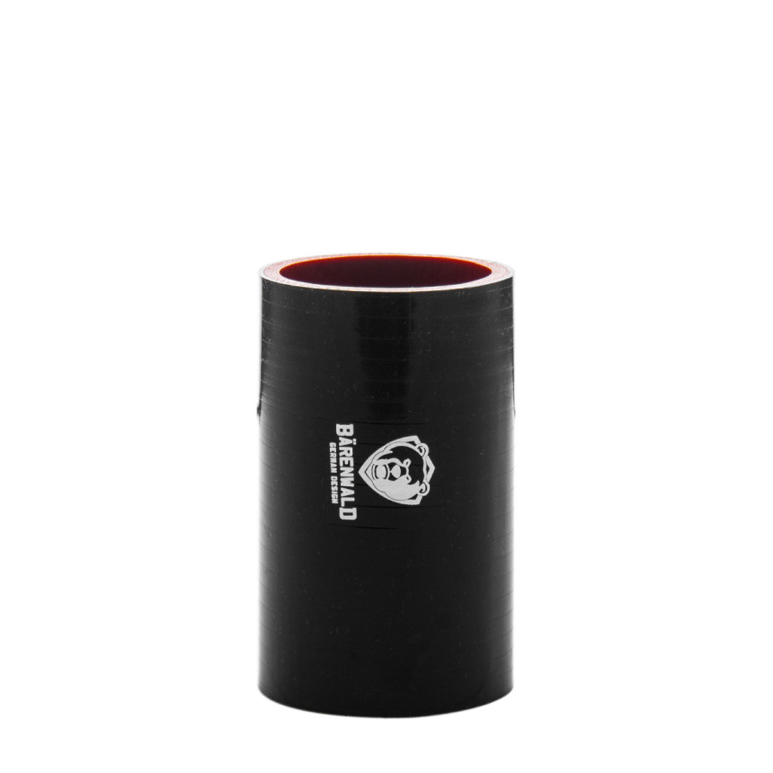 Mangote de silicone reto 2" (51mm) x 100mm Bärenwald preto