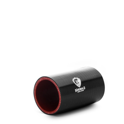 Mangote de silicone reto 2" (51mm) x 100mm Bärenwald preto