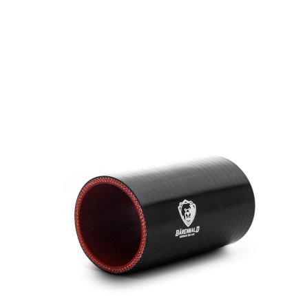 Mangote de silicone reto 2"1/4 (57mm) x 100mm Bärenwald preto