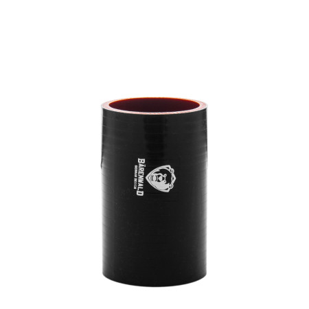 Mangote de silicone reto 2"1/4 (57mm) x 100mm Bärenwald preto
