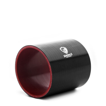 Mangote de silicone reto 3,5" (89mm) x 100mm Bärenwald preto