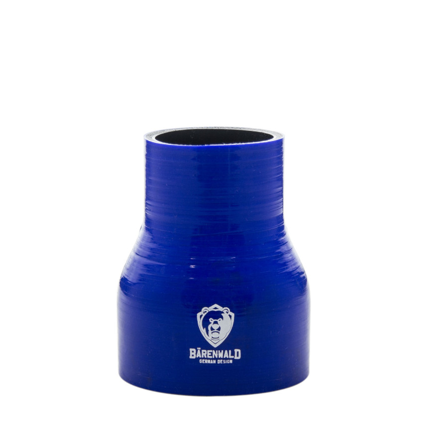Mangote de silicone redutor 3" para 2" (76mm para 51mm) x 100mm Bärenwald azul