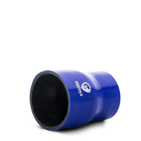 Mangote de silicone redutor 3" para 2,5" (76mm para 63mm) x 100mm Bärenwald azul