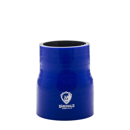 Mangote de silicone redutor 3" para 2,5" (76mm para 63mm) x 100mm Bärenwald azul