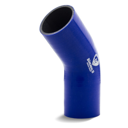 Mangote de silicone curvo 45° 2,5" (63mm) x 100mm x 100mm Bärenwald azul