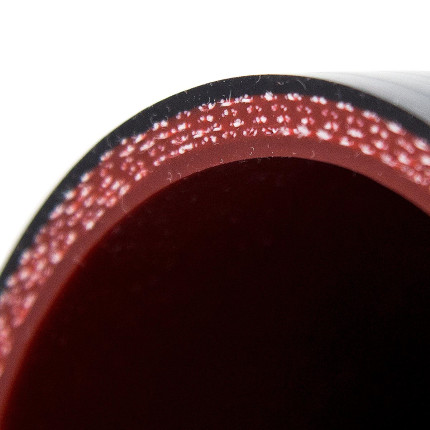 Mangote de silicone curvo 90° 3" (76mm) x 100mm x 100mm Bärenwald preto