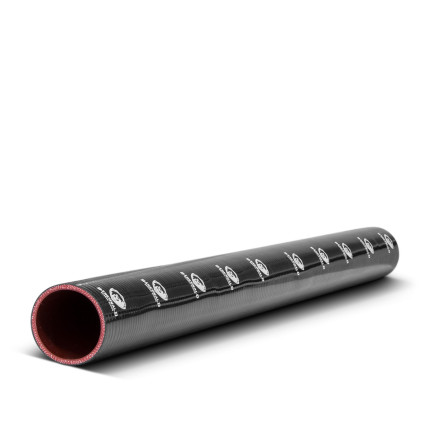 Mangote de silicone reto 2,5" (63mm) x 1m Bärenwald preto