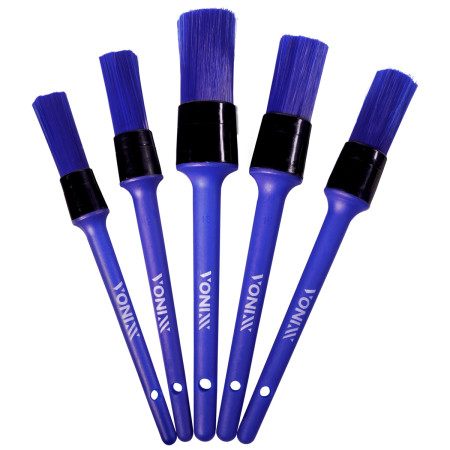 Kit de pincéis para detalhamento automotivo externo Vonixx (5 unidades)