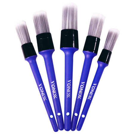 Kit de pincéis para detalhamento automotivo interno Vonixx (5 unidades)