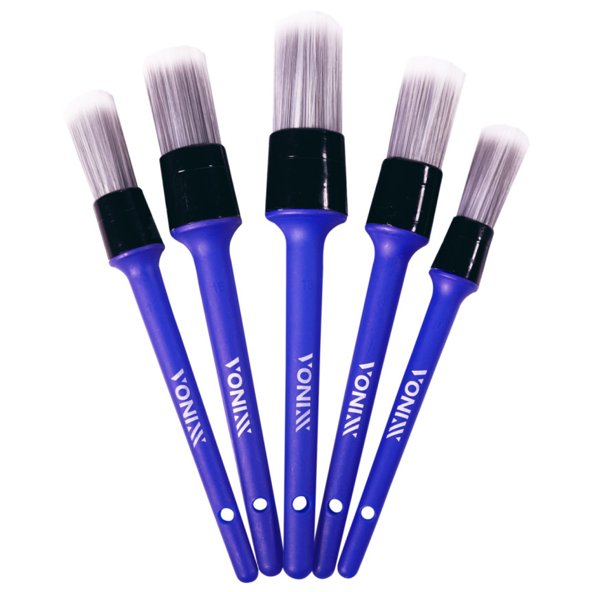 Kit de pincéis para detalhamento automotivo interno Vonixx (5 unidades)