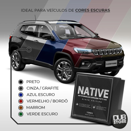 Cera carnaúba Native Black Vonixx (100ml)