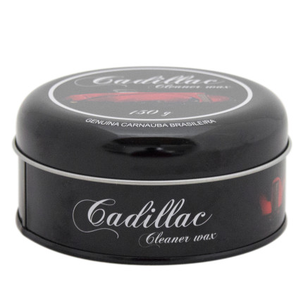 Cera carnaúba Cleaner Wax com aplicador Cadillac (150g)