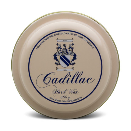 Cera carnaúba Premium Hard Wax com aplicador Cadillac (300g)