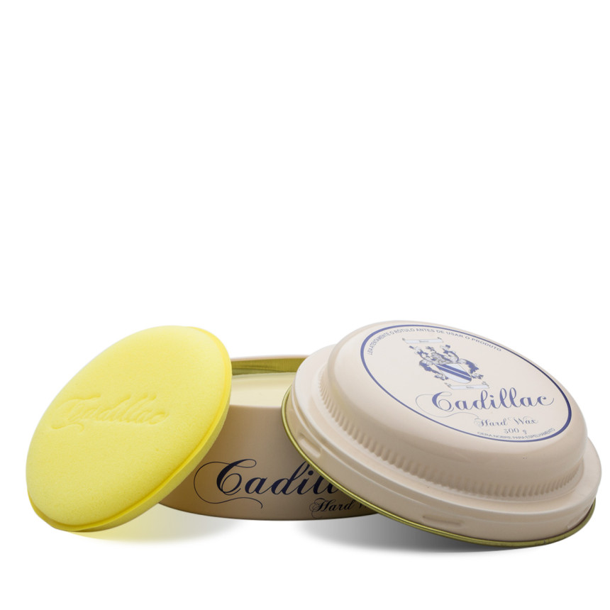 Cera carnaúba Premium Hard Wax com aplicador Cadillac (300g)