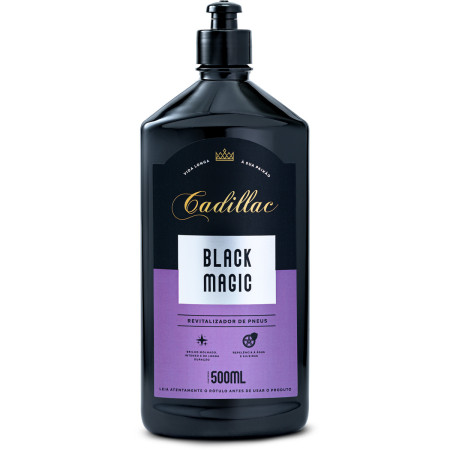 Pneu pretinho Black Magic Cadillac (500ml)