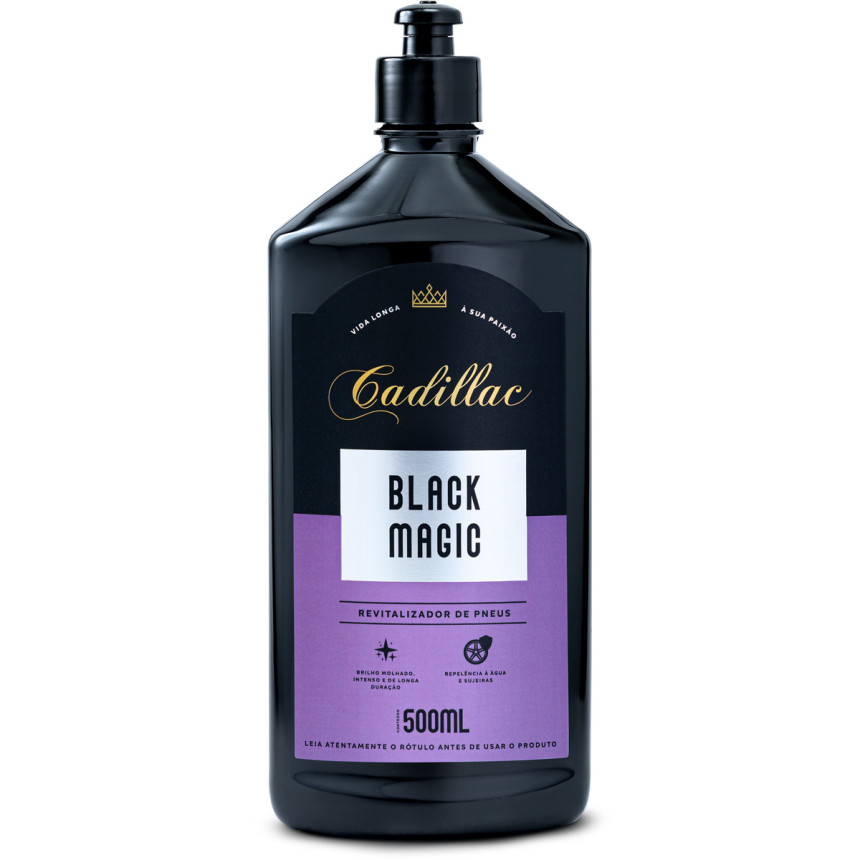 Pneu pretinho Black Magic Cadillac (500ml)