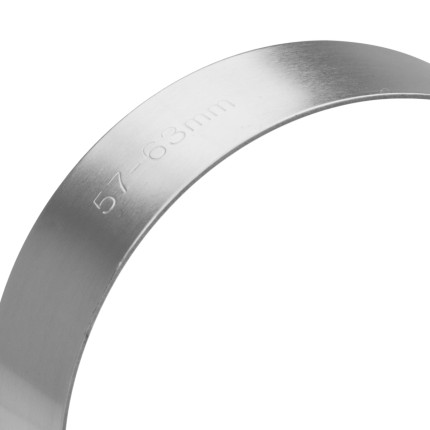 Abraçadeira em aço inox Tucho 57 - 63mm Bärenwald