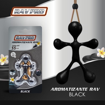 Aromatizante RAV Black RavPRO (masculino)