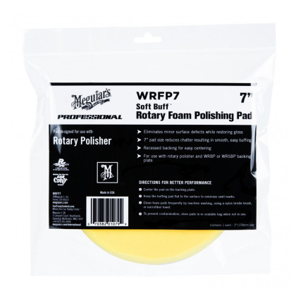 Boina de espuma macia 7" Meguiar's (WRFP7)