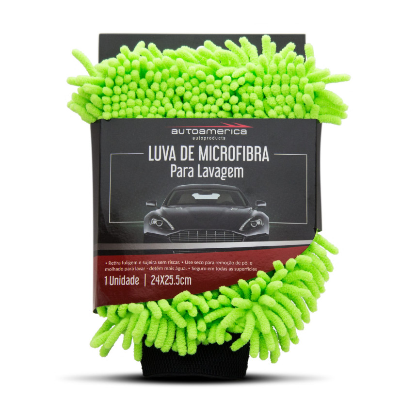 Luva de microfibra para lavagem Autoamerica