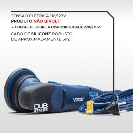 Politriz roto-orbital Vonixx (15mm) - 110V