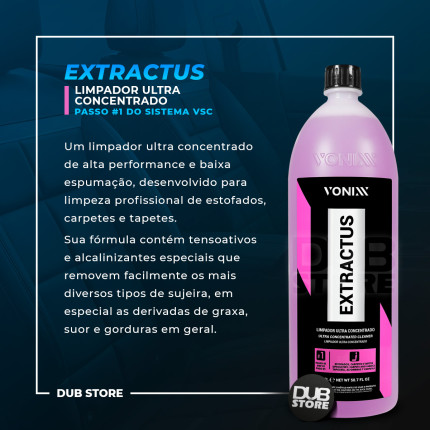 Kit Sistema VSC Higienização de Estofados e Carpets Vonixx (1,5 litro cada)