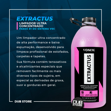 Kit Sistema VSC Higienização de Estofados e Carpets Vonixx (3 litros cada)