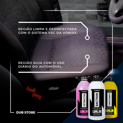 Kit Sistema VSC Higienização de Estofados e Carpets Vonixx (3 litros cada)