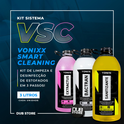 Kit Sistema VSC Higienização de Estofados e Carpets Vonixx (3 litros cada)