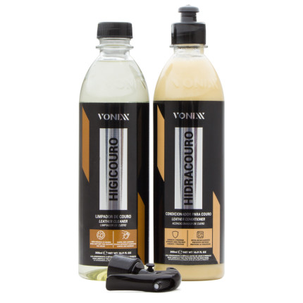 Kit de limpeza e hidratação de couro Vonixx