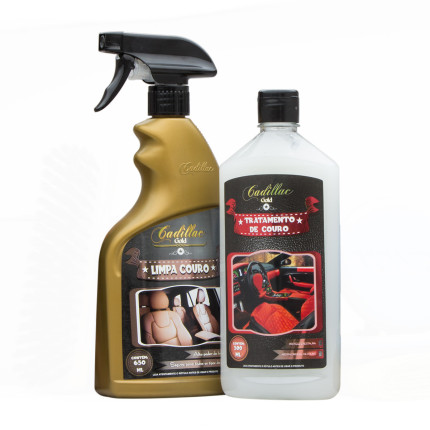 Kit de limpeza e hidratação de couro Cadillac