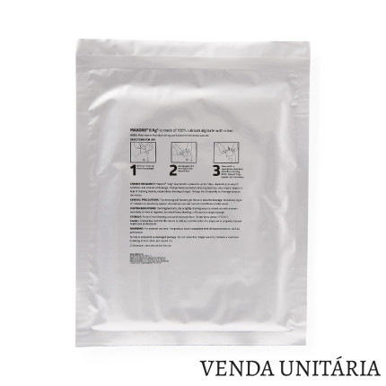 Curativo Maxorb® II Ag+ 20,3cm x 30,5cm - Medline - cod. MSC99812EP