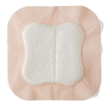 Curativo Optifoam Gentle Liquitrap - 10,1cm x 10,1cm - Medline - cod. MSC2344EP